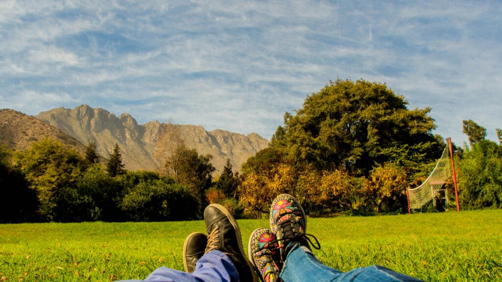 relax in nature